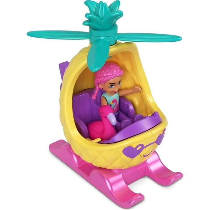 MATTEL HKV55/HKV61 POLLY POCKET MUHTEŞEM ARAÇLAR OYUN SETİ 4+