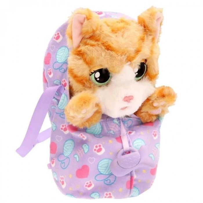 BABY PAWS BAW05000 SESLİ YAVRU PELUŞ KEDİ 20 CM 18 AY +