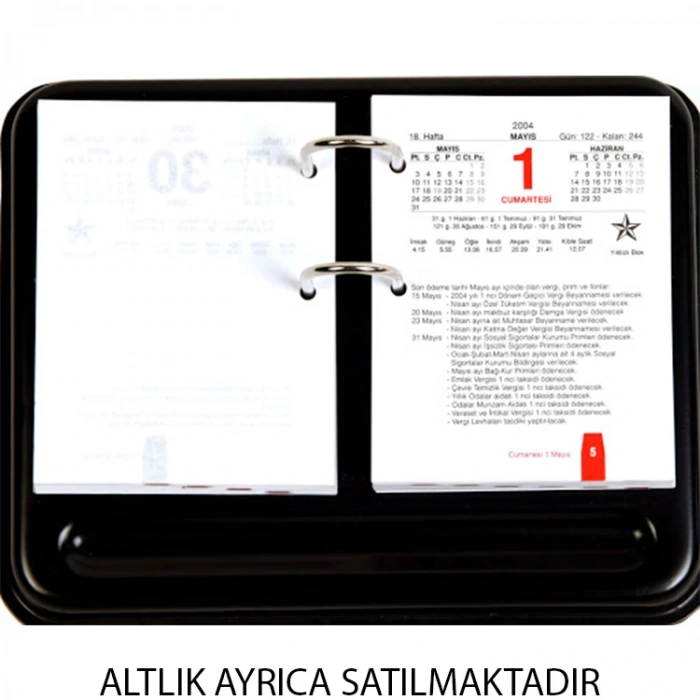 TURSAN YILDIZLI BLOK MASA TAKVİMİ