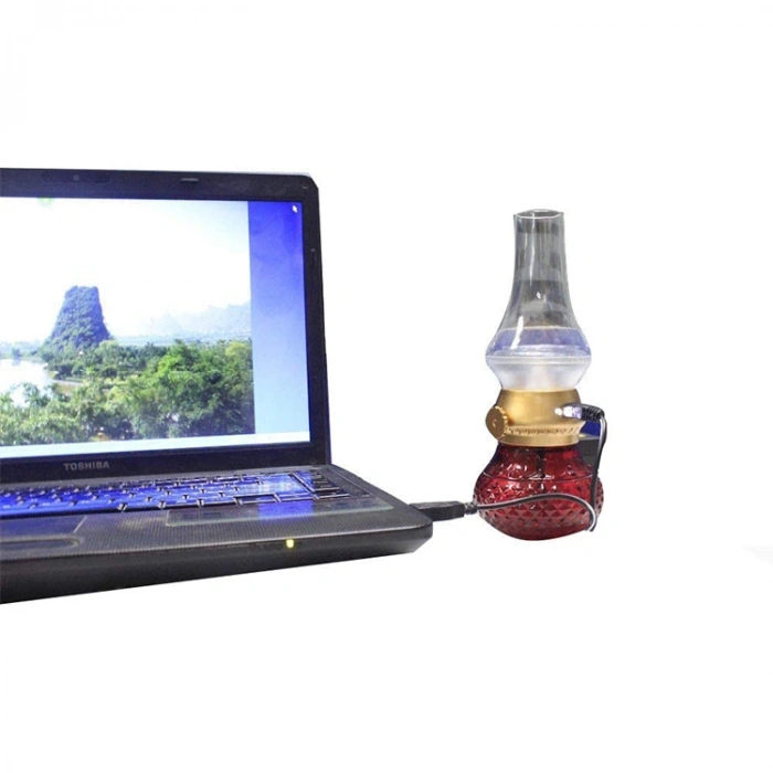 HAPTIME  YGH-515 BRUNO BLOW LED LAMP RETRO ÜFLEMELİ GECE LAMBASI