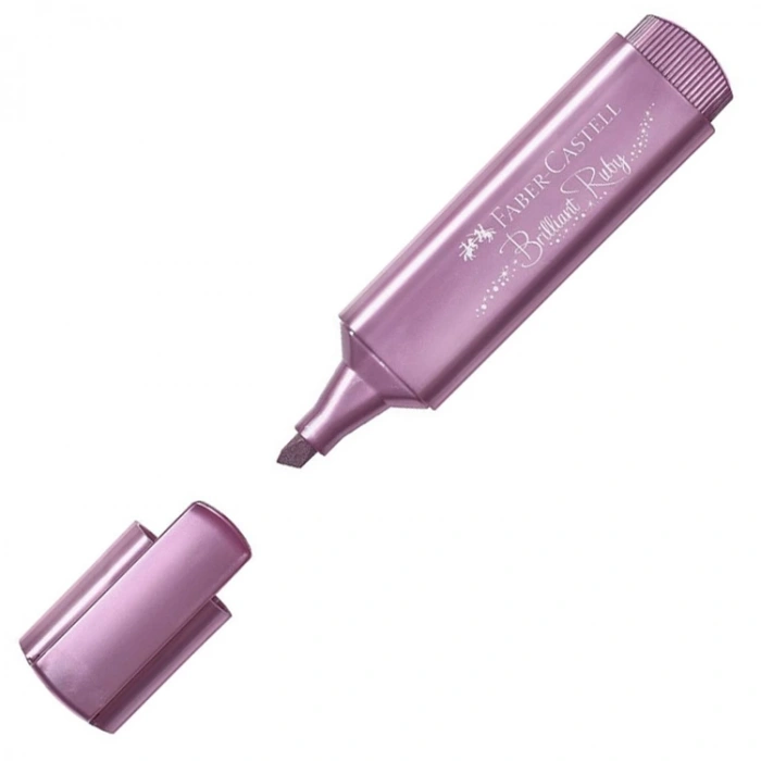 FABER CASTELL  FOSFORLU KALEM METALİK RUBBY 1546