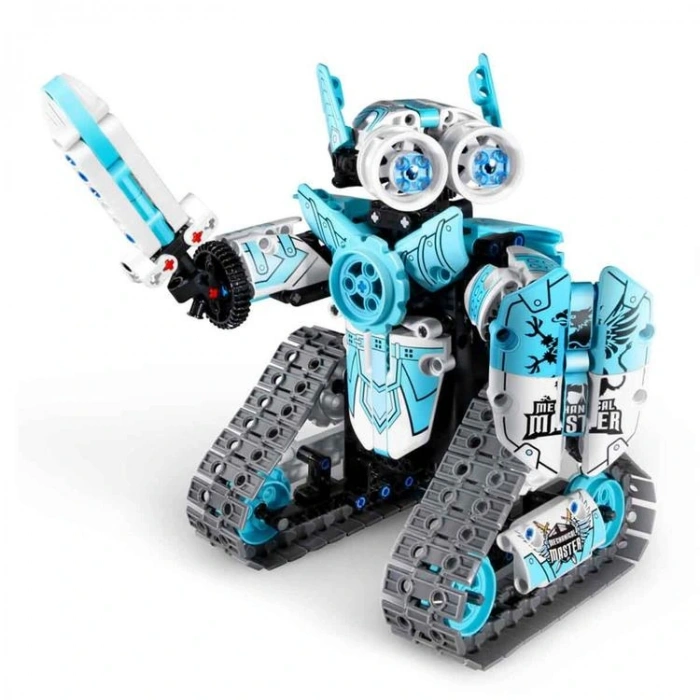 SUNMAN İM. MASTER NO.8028 UZAKTAN KUMANDALI R/C 2.4GHz ROBOT ARABA MAVİ 3IN1 LEGO YAPIM SETİ 398 PARÇA 6+