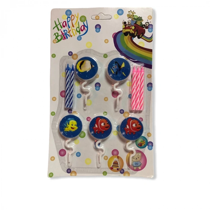 SAĞLAM 120029-3 FİGÜRLÜ MUM SETİ