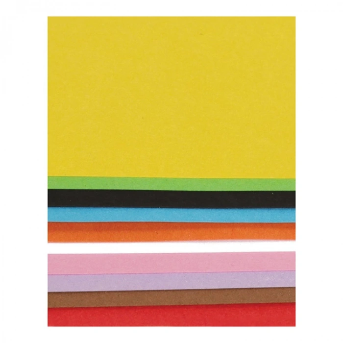 KESKİN 160gr.FON KARTONU KARIŞIK 10LU 25X35