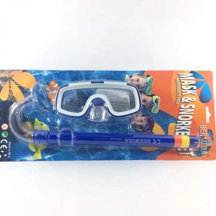 KZL ÇOCUK KULAK TIKACI MASKE VE ŞNORKEL SETİ 66047C