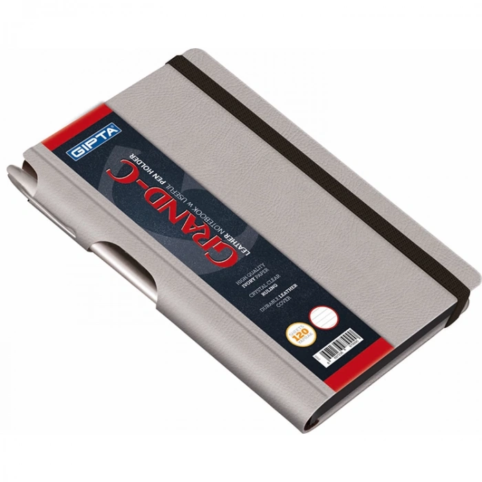 GIPTA GRAND-C 13X21 İP DİKİŞLİ SIRT KESİM KALEMLİK 120YP ÇİZGİLİ DEFTER