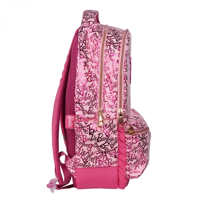 TMN 592867 BARBIE OKUL SIRT ÇANTASI 2694 PARLAK PEMBE YAZILI