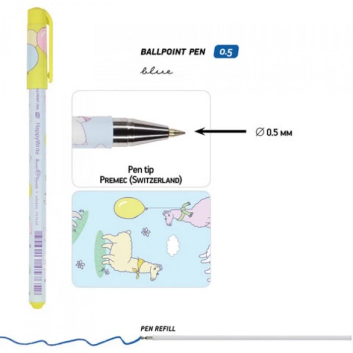 BRUNO VISCONTI HAPPY WRITE 0.5mm SOFT TOUCH - LAMA TÜKENMEZ KALEM 20-0215/26