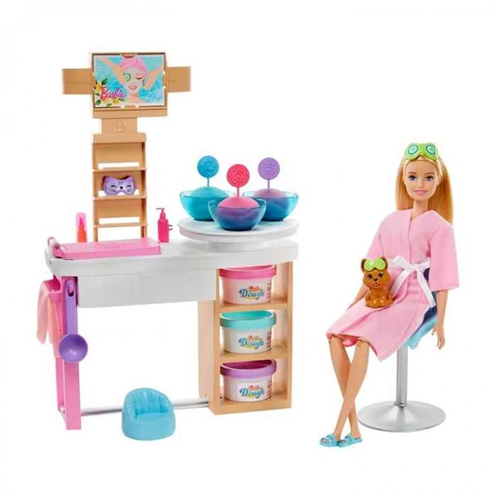 MATTEL GJR84 BARBIE YÜZ BAKIMI YAPIYOR OYUN SETİ