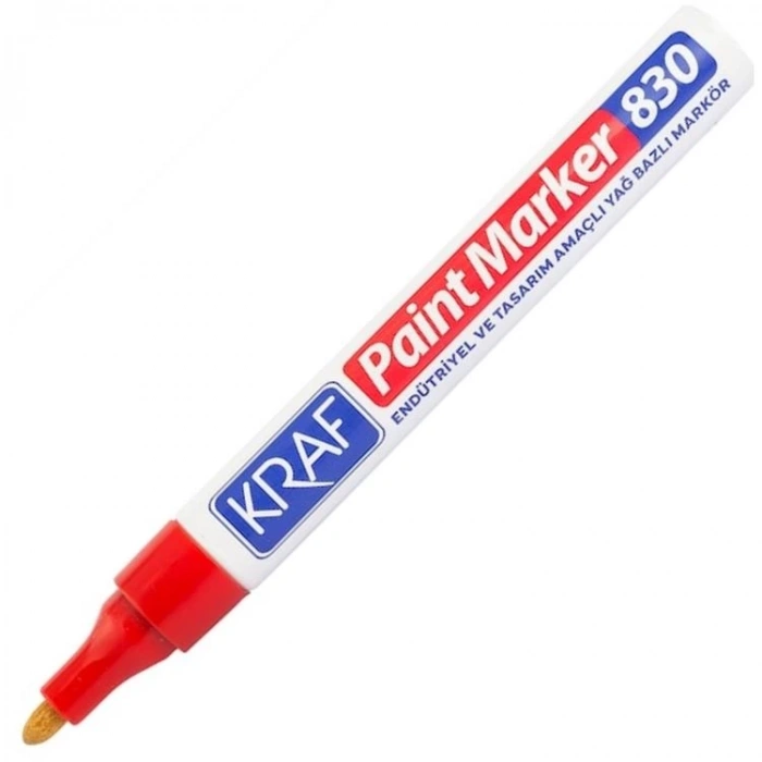 KRAF 830 PAINT MARKER KALEM KIRMIZI