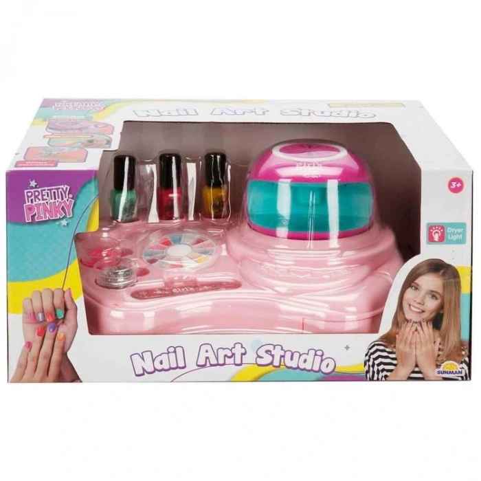 SUNMAN MBK-385 PRETTY PINKY IŞIKLI TIRNAK TASARIM STÜDYOSU 3+