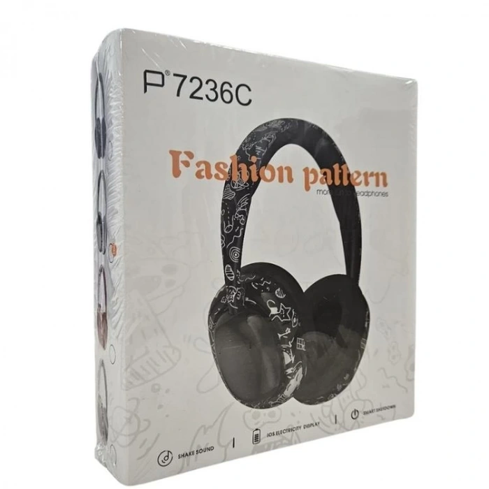 PLATOON PL-2359 FASHION PATTERN KULAKÜSTÜ KABLOSUZ KULAKLIK