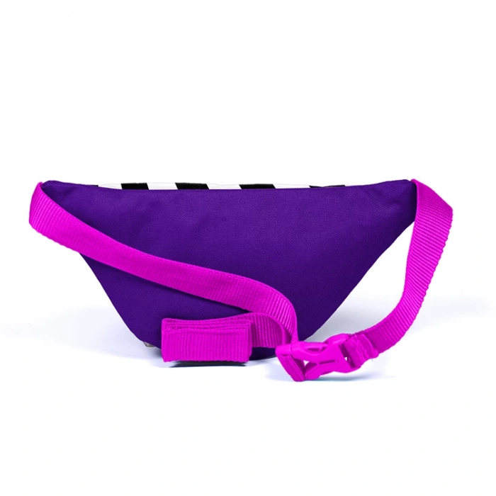 CORAL HIGH 22402 KİDS MOR DAMA DESENLİ TEK BÖLMELİ BEL ÇANTASI