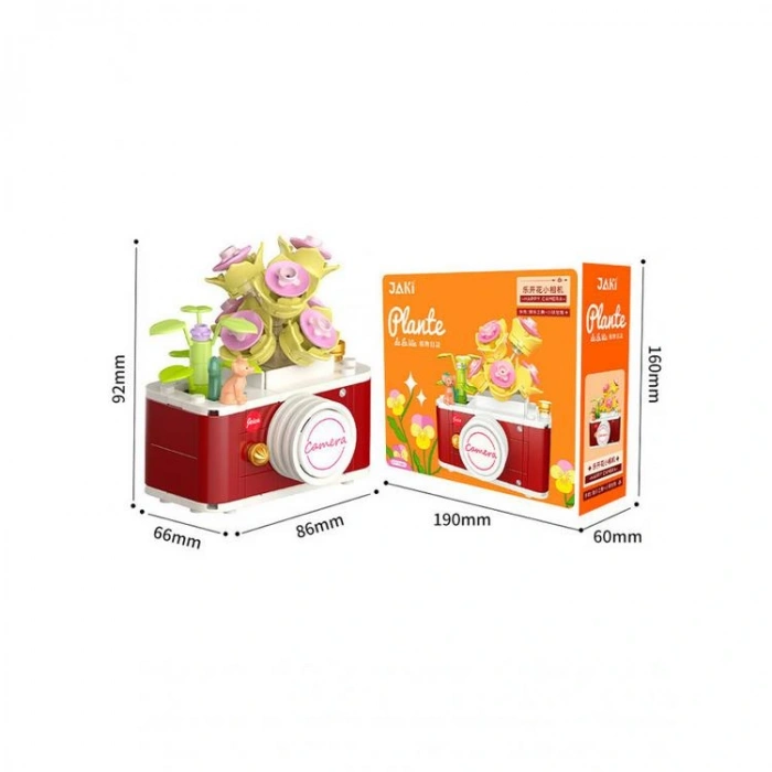 VAGONLIFE JAKI JK2715 BİTKİ GÜNLÜĞÜ KÜÇÜK KAMERA 160 PARÇA BLOCK OYUNCAK 8+