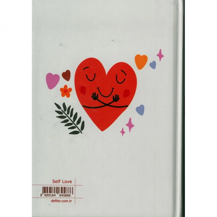 DEFFTER POSITIVE / SELF LOVE SERT KAPAK A5 ÇİZGİLİ DEFTER 96 YP