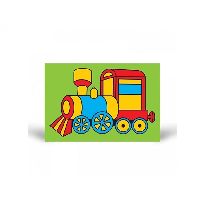 ARTİKEL TUZ BOYAMA SETİ POŞETLİ TREN KB-103