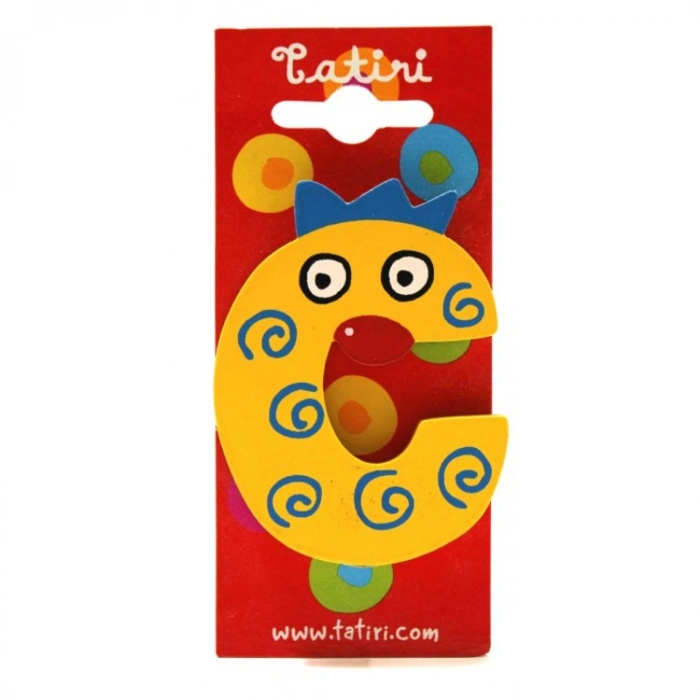 TATİRİ AHŞAP DEKORATİF HARF (C)