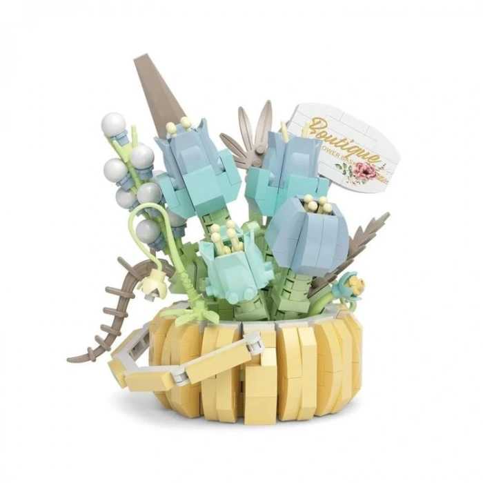 VAGONLIFE PANLOS YKO P1092 ÇİÇEK BUKETİ 529 PARÇA BLOCK OYUNCAK 6+