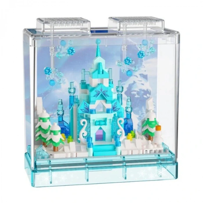 SUNMAN KOCO NO.02075 CASTLE BOUTIQUE BUZ KAR KALESİ LEGO YAPIM SETİ 381 PARÇA 6+