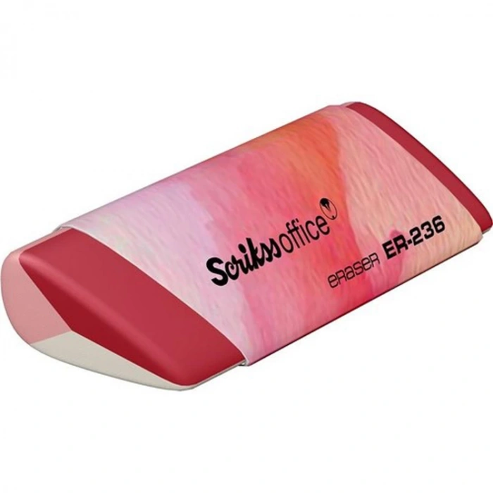 SCRIKSS ER-236 MİX ÜÇGEN SİLGİ -  TEKLİ