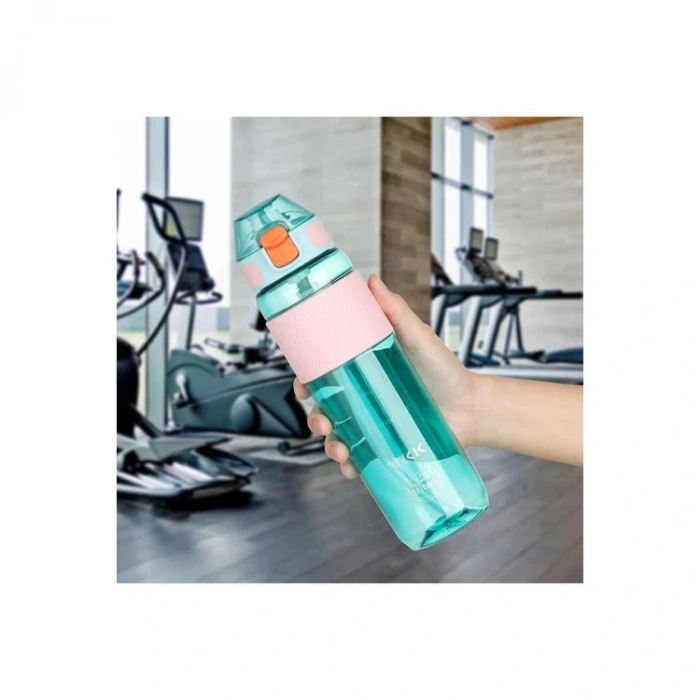 VAGONLİFE T1003 TKK PİPETLİ  TRİTAN MATARA MAVİ 800ML