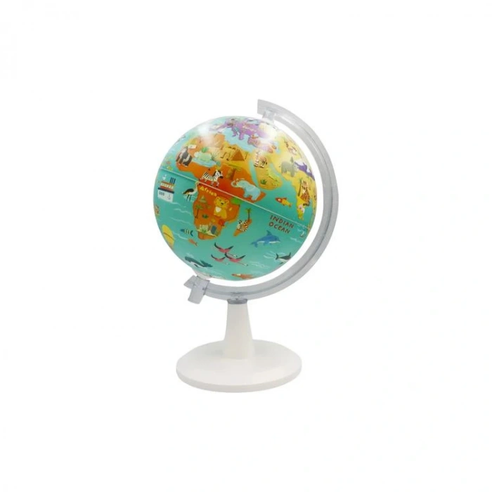 GÜRBÜZ 48251 20 CM WILD WORLD GLOBE + BOOK + USB IŞIKLI KÜRE