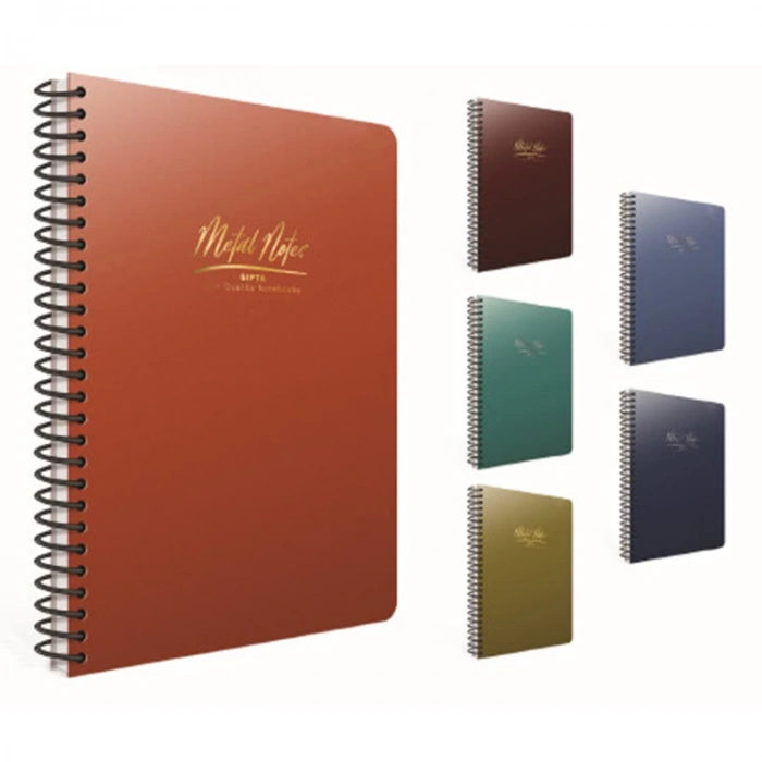 GIPTA METAL NOTES SPİRALLİ PP KAPAK 17x24 100YP. KARELİ DEFTER