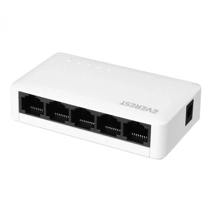 EVEREST ESW-515 G 5 PORT 10/100/1000 Mbps GİGABİT MASAÜSTÜ ETHERNET SWITCH HUB