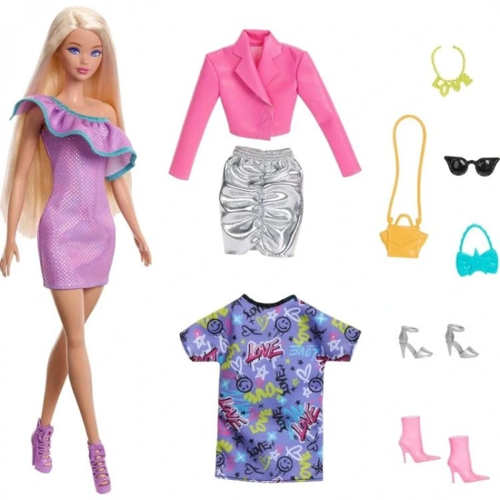 MATTTEL HYT61 BARBIE MODA BEBEK KIYAFETLERİ VE AKSESUARLARI
