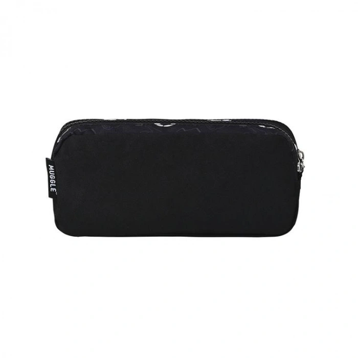 MUGGLE MU-5876 SILVER FOOTBALL 2 BÖLMELİ KALEM ÇANTASI SİYAH