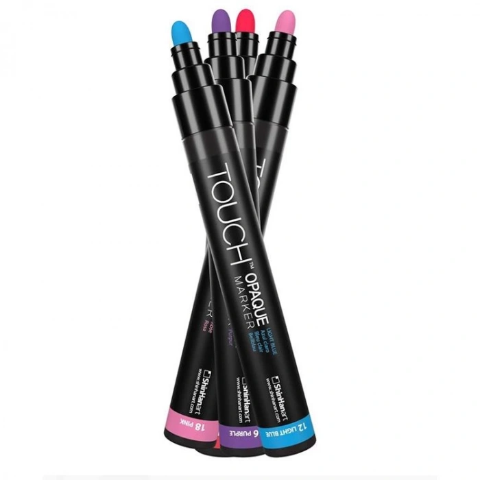 TOUCH OPAQUE SU BAZLI MARKER KALEM 0.8-1.3mm - FINE PACK 8 RENK - SH8615003-2001