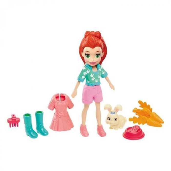 MATTEL GDM11 POLLY POCKET VE  HAYVAN DOSTU OYUN SETİ