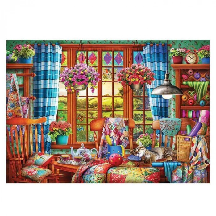 KS GAMES 20565 STITCHING ROOM 68x48cm YAPBOZ/PUZZLE 1000 PARÇA
