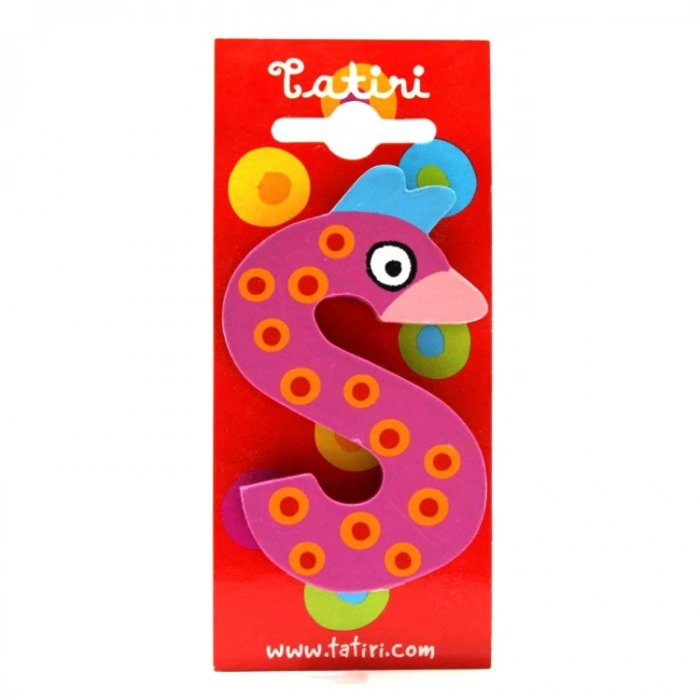 TATİRİ AHŞAP DEKORATİF HARF (S)