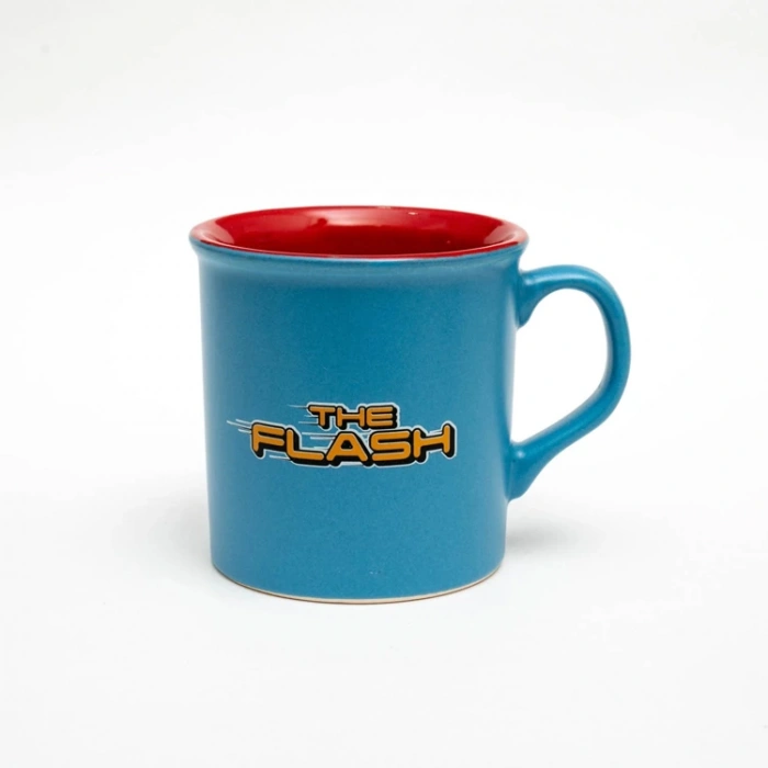 MACMUG 380818 DC COMICS AMSTERDAM MUG THE FLASH İÇ KISMI KIRMIZI DIŞI MAVİ SERAMİK KUPA