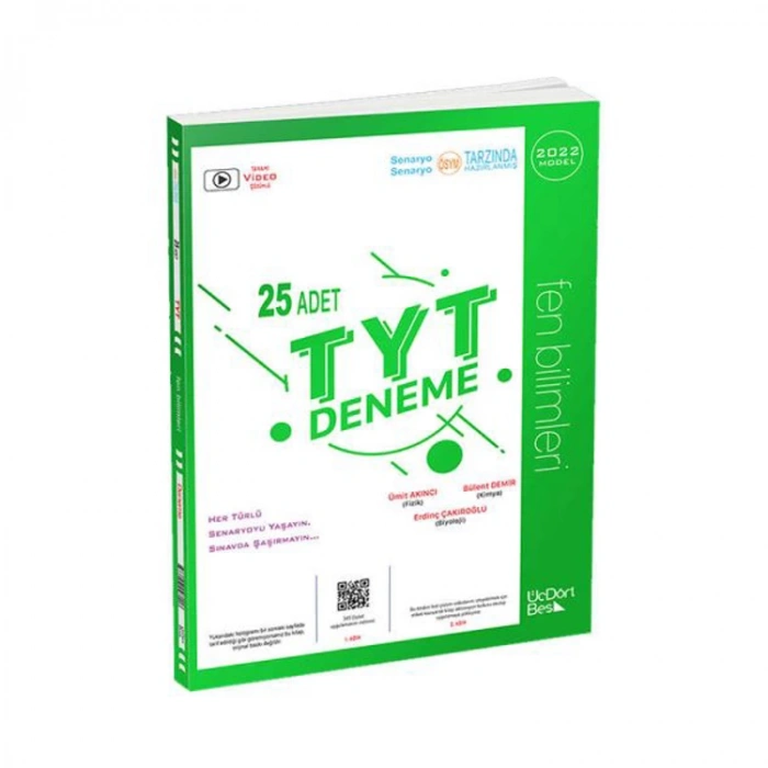 ÜÇDÖRTBEŞ  TYT FEN BİLİMLERİ 25Lİ DENEME