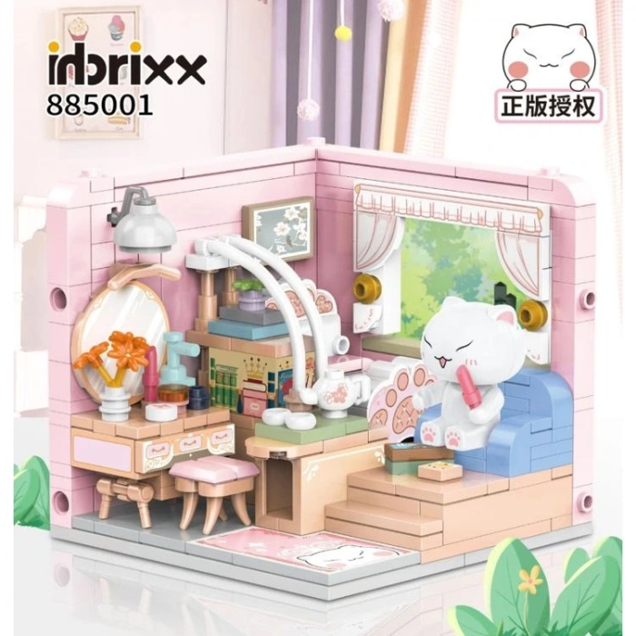 VAGONLIFE PANLOS YKO P885001 KEDİ ODASI 287 PARÇA BLOCK OYUNCAK