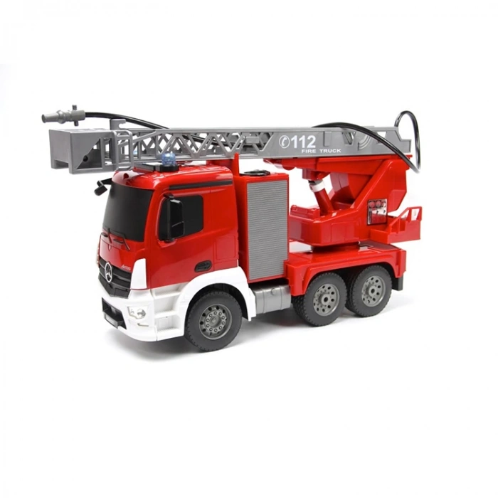 VARDEM DE-E527-003 UZAKTAN KUMANDALI KUTULU FULL FONKSİYON 1:20 ŞARJLI İTFAİYE ARACI (MERCEDES-BENZ ANTOS)