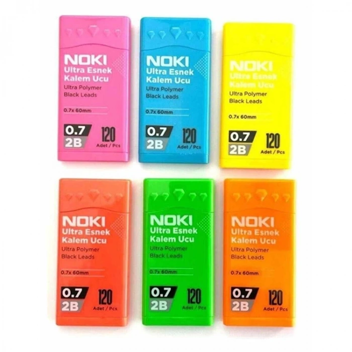 NOKI 7216 MİN 0.7 2B 60MM UÇ 120Lİ TÜP