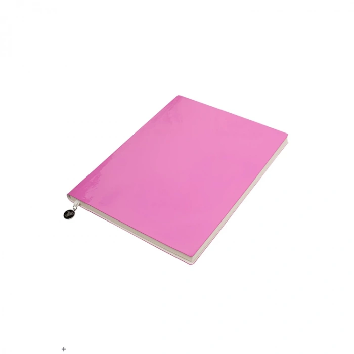 VICTORIAS JOURNALS 1083 SMYTH RUGAN ESNEK KAPAK 19x25cm 80gr. 96YP. ÇİZGİLİ DEFTER PEMBE