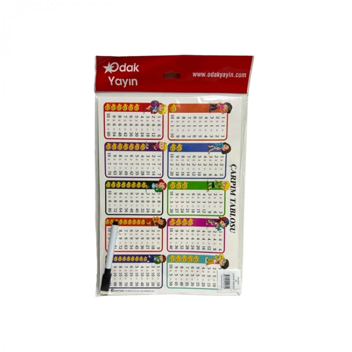 ODAK KALEMLİ A4 ÇARPIM TABLOSU