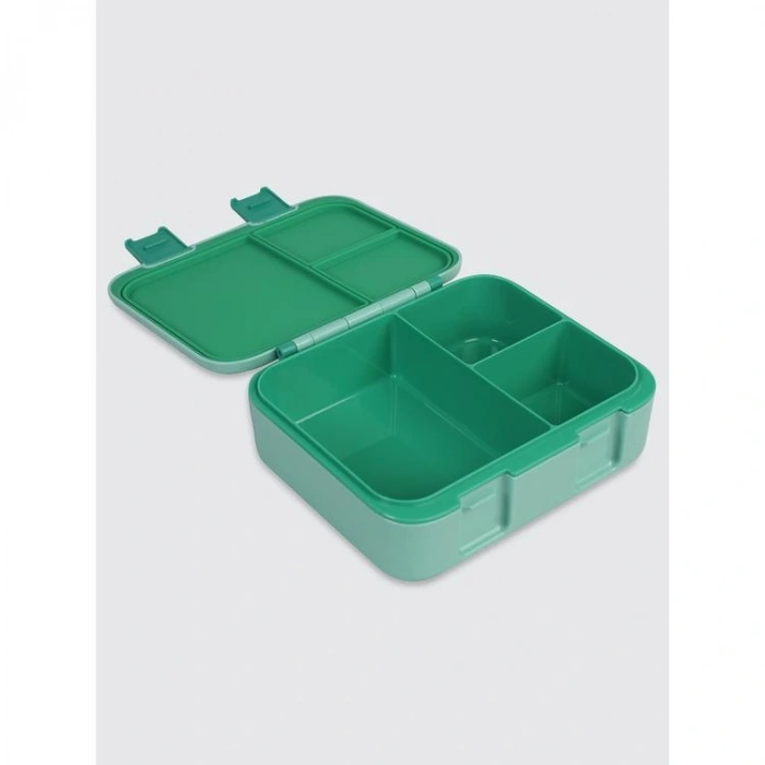 UZSPACE VGN-092 3 BÖLMELİ TUTMA SAPLI YEMEK KABI - LUNCH BOX 1000 ML YEŞİL