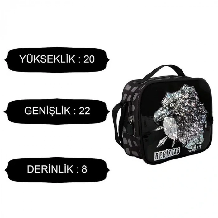 ME BEŞİKTAŞ 24346 EAGLE PATCH BESLENME ÇANTASI SİYAH