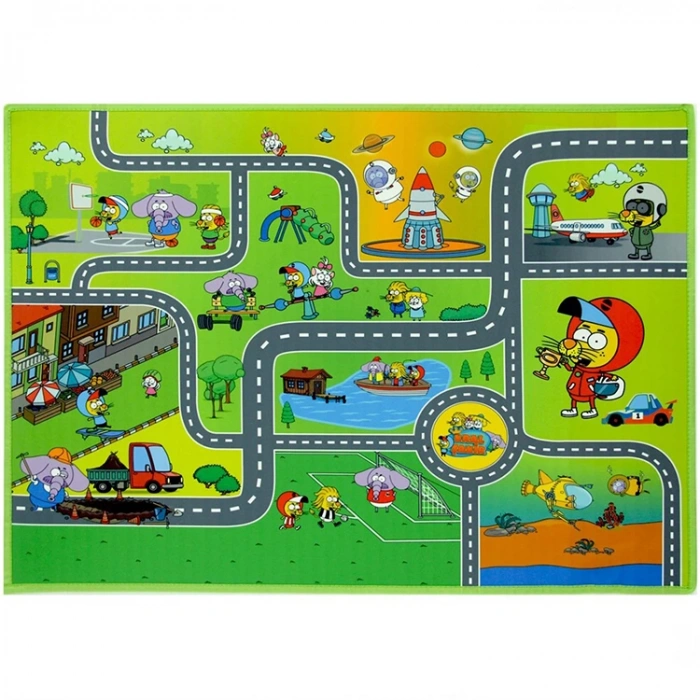 KRAL ŞAKİR ŞEHİR OYUN HALISI 100 x 150 cm KUTULU