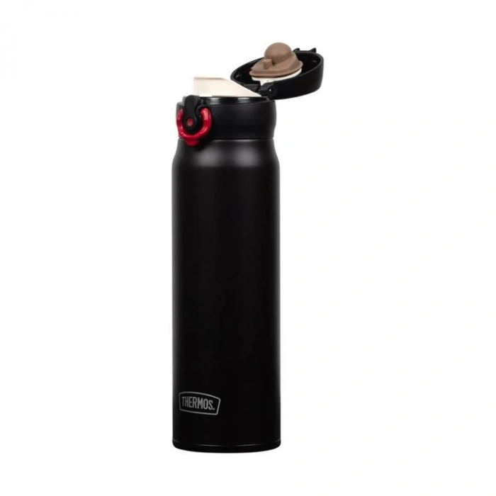 THERMOS JNL-600BKRD (199380-AK) ULTRALIGHT ÇELİK TERMOS/MUG PİPETSİZ 600ML - DEEP BLACK