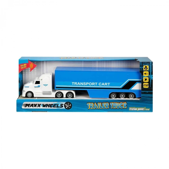 MAXX WHELLS - S00002325 SESLİ VE IŞIKLI TIR KONTEYNER 36 CM