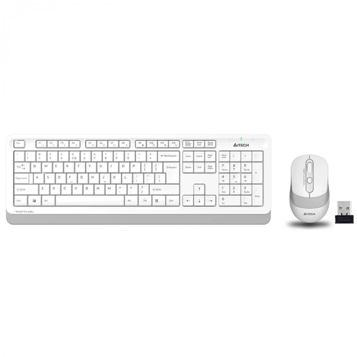 A4 TECH FG1010 2.4G Q KABLOSUZ KLAVYE+ MOUSE SET BEYAZ