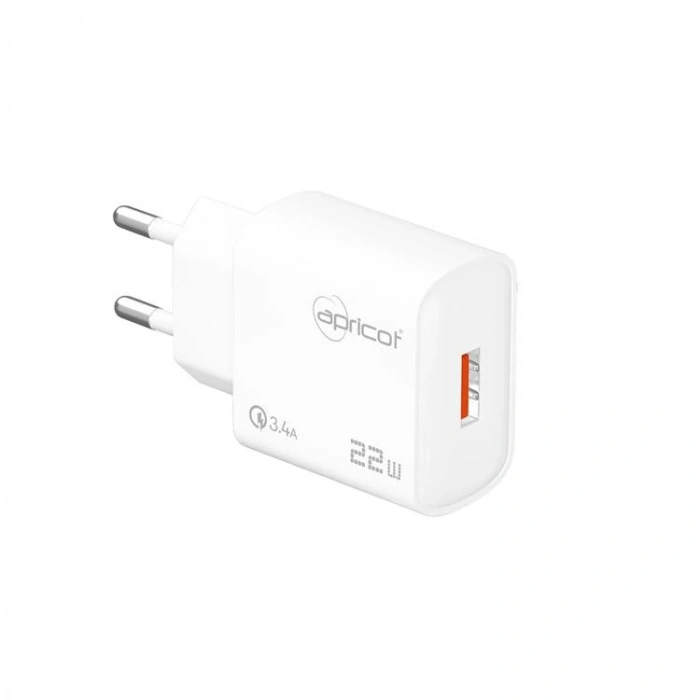 APRİCOT APC-U422  22W BEYAZ HIZLI ŞARJ ADAPTÖRÜ