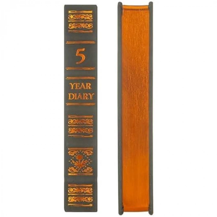 VICTORIAS JOURNALS 5527 OLD BOOK TARİHSİZ 5 YILLIK AJANDA 11.3x16.3 ÇİZGİLİ SİYAH
