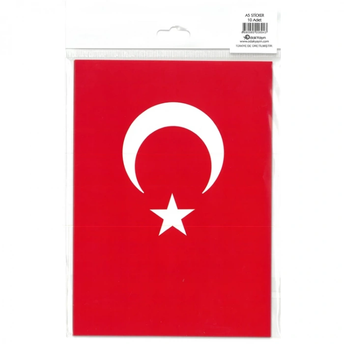 ODAK 777-002 A5 BAYRAK STICKER 10LU